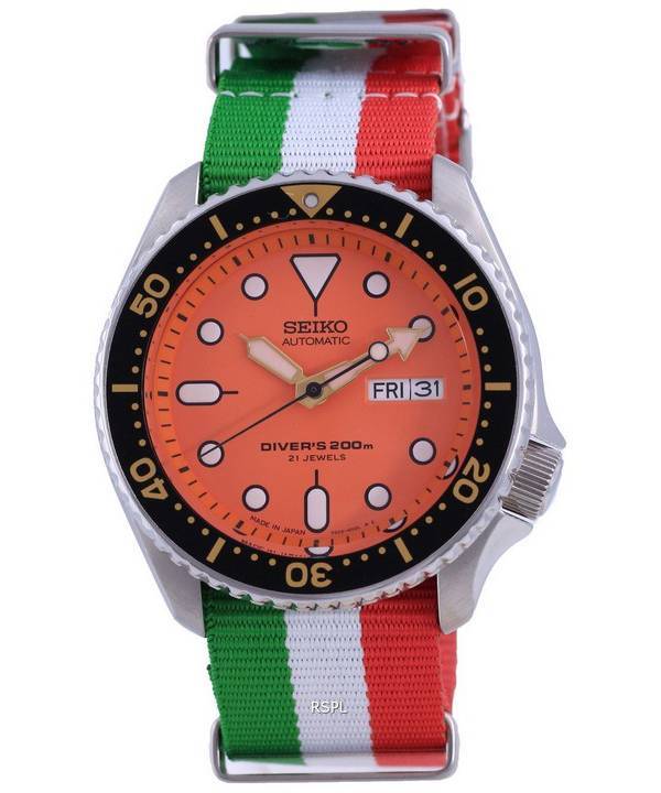 Seiko Automatic Diver's Japan Made Polyester SKX011J1-var-NATO23 200M Herreur