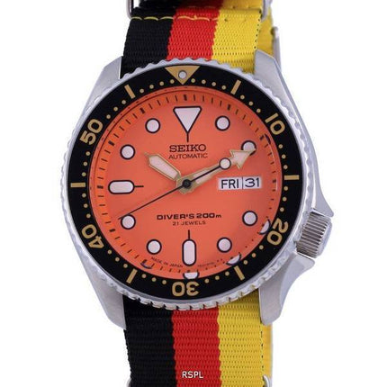 Seiko Automatic Diver's Japan Made Polyester SKX011J1-var-NATO26 200M Herreur