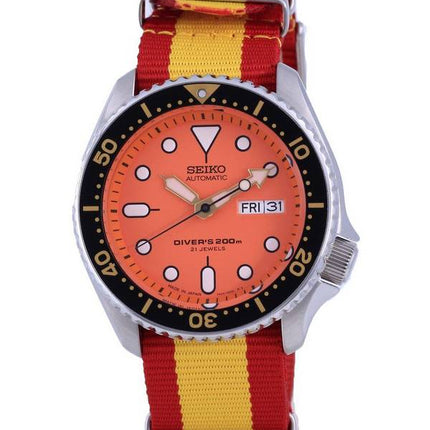 Seiko Automatic Diver's Japan Made Polyester SKX011J1-var-NATO29 200M Herreur