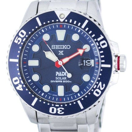 Seiko Prospex PADI specialudgave Solar dykkerens 200M SNE435 SNE435P1 SNE435P Herreur