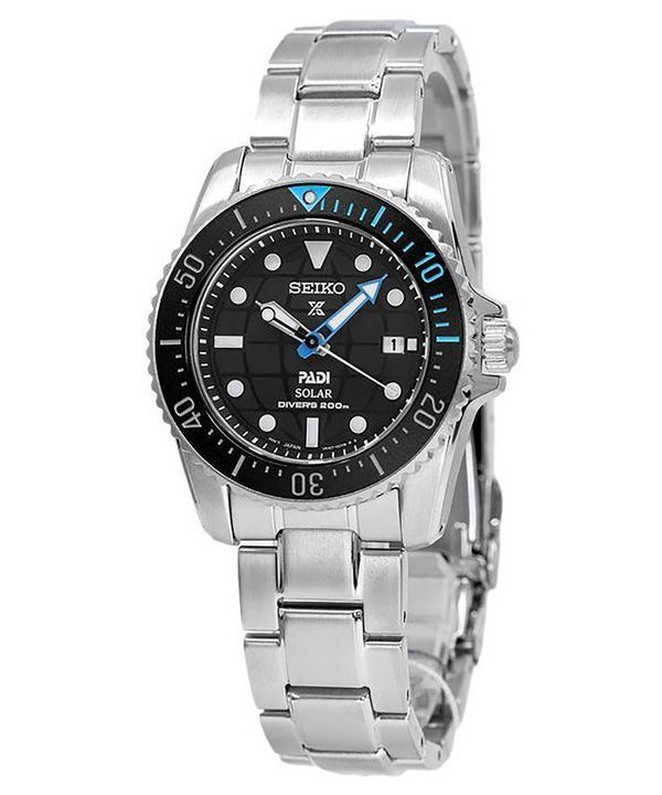 Seiko Prospex Padi Special Edition Solar Diver&#39,s SNE575 SNE575P1 SNE575P 200M herreur