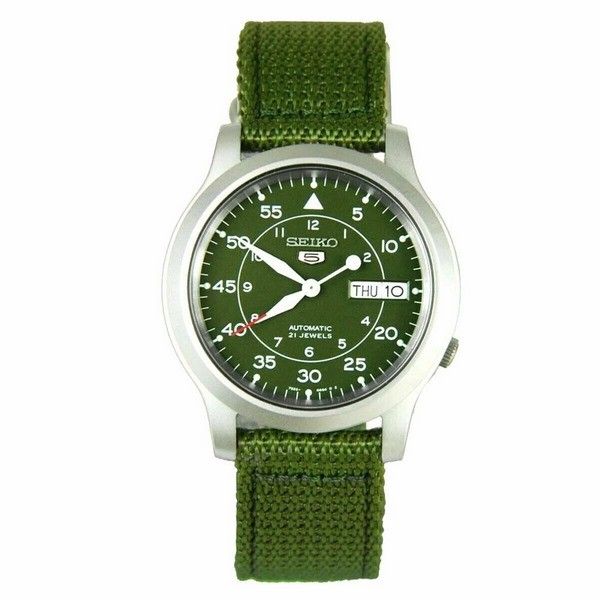 Seiko 5 militær automatisk Nylon Herre ur SNK805K2 SNK805