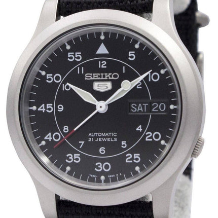 Seiko 5 militær automatisk Nylon Herre ur SNK809K2 SNK809