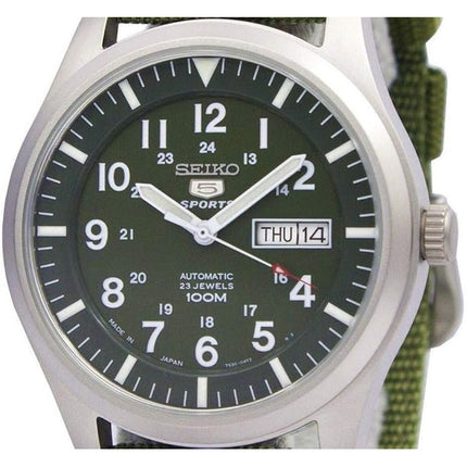 Seiko 5 militær automatiske sport SNZG09J1 SNZG09J SNZG09 mænds Japan Made ur