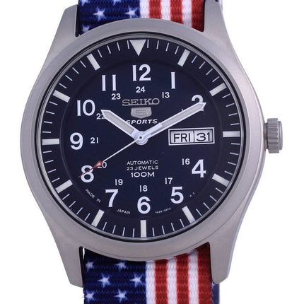 Seiko 5 Sports Automatic Polyester SNZG11J1-var-NATO27 100M Herreur