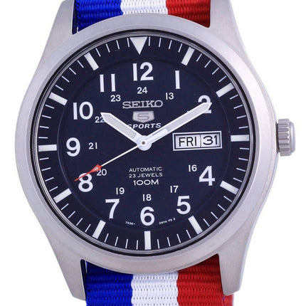 Seiko 5 Sports Automatic Polyester SNZG11K1-var-NATO25 100M Herreur