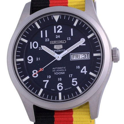 Seiko 5 Sports Automatic Polyester SNZG11K1-var-NATO26 100M Herreur