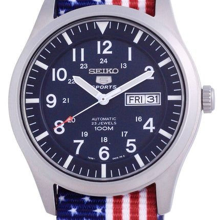 Seiko 5 Sports Automatic Polyester SNZG11K1-var-NATO27 100M Herreur