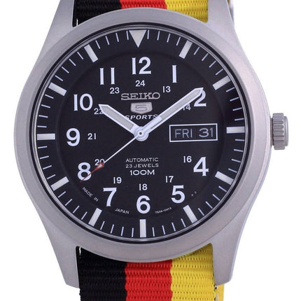 Seiko 5 Sports Automatic Polyester SNZG15J1-var-NATO26 100M Herreur