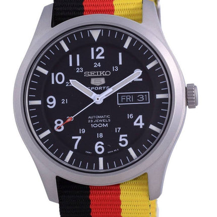 Seiko 5 Sports Automatic Polyester SNZG15K1-var-NATO26 100M Herreur