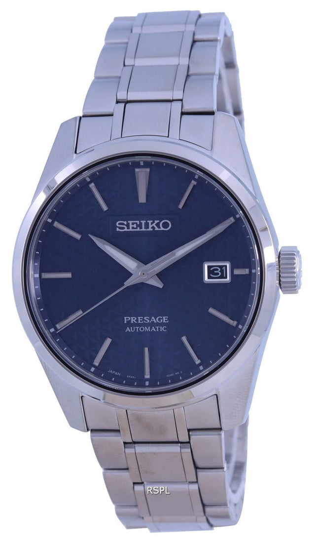 Seiko Presage Sharp Edged Blue Dial Automatisk SPB167 SPB167J1 SPB167J herreur