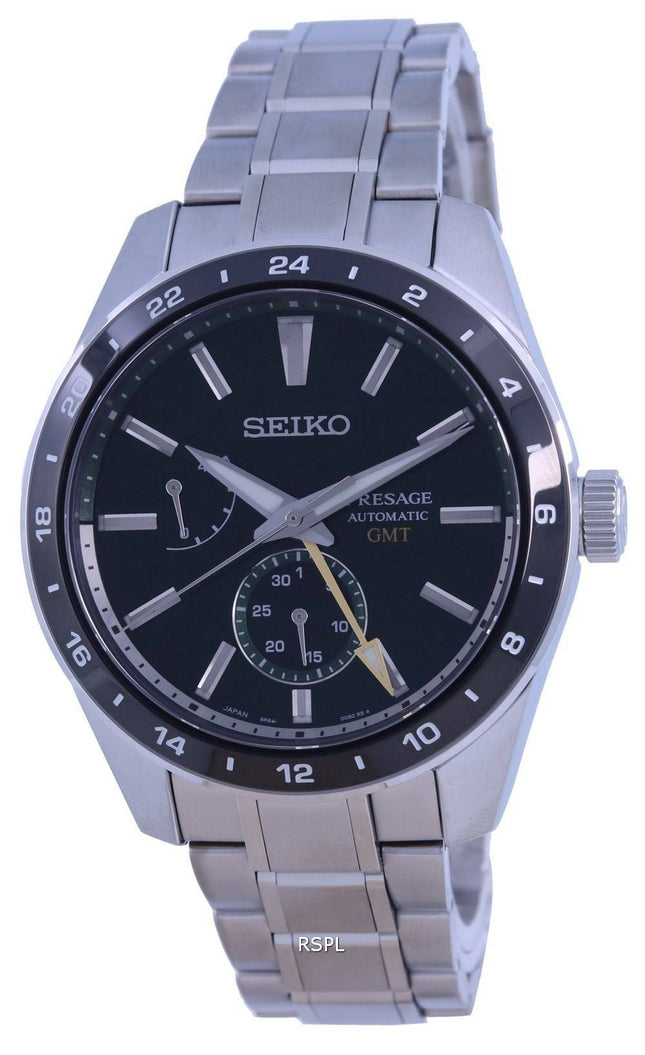 Seiko Presage Sharp Edged GMT Automatisk SPB219 SPB219J1 SPB219J 100M herreur