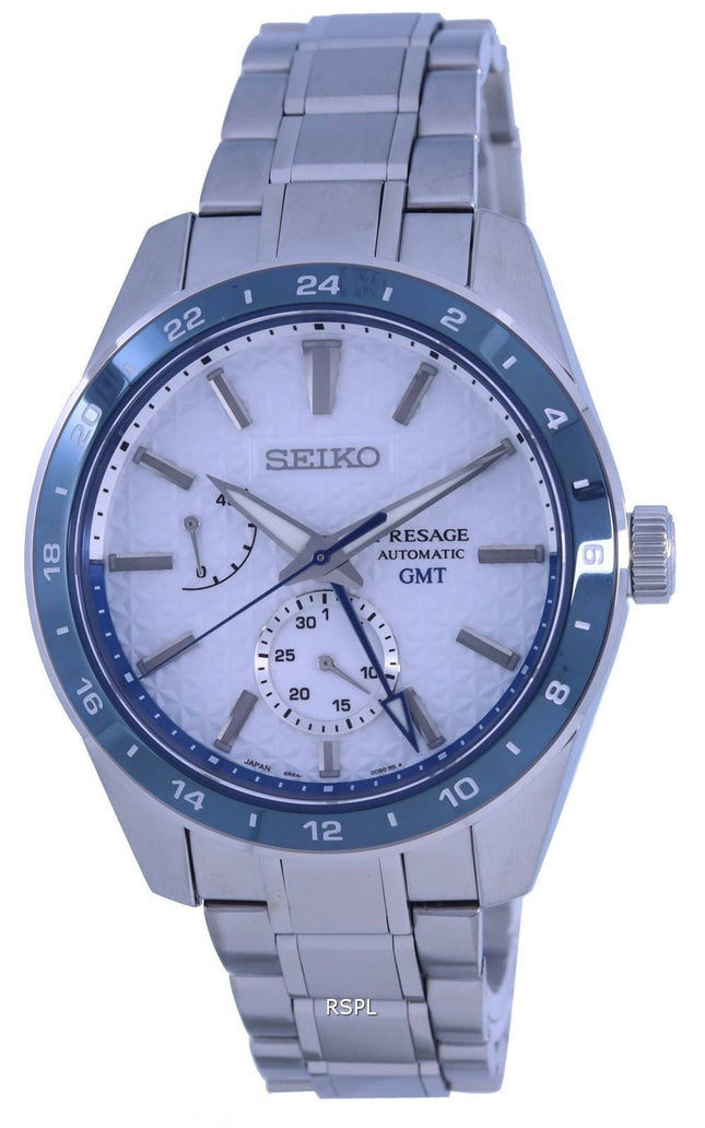 Seiko Presage Sharp Edged GMT Limited Edition Automatisk SPB223 SPB223J1 SPB223J 100M herreur