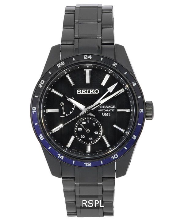 Seiko Presage Sharp Edged Series ZERO HALLIBURTON Limited Edition Black Dial Automatisk SPB271 SPB271J1 SPB271J 100M herreur