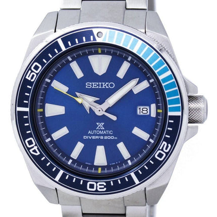 Seiko Prospex &quot,BLUE LAGOON&quot, Samurai Automatik Taucheruhr 200M SRPB09 SRPB09K1 SRPB09K Herrenuhr