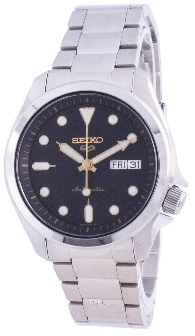 Seiko 5 Sports Black Dial Automatic SRPE57 SRPE57K1 SRPE57K 100M Herreur