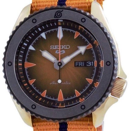 Seiko 5 Sports Naruto Uzumaki Limited Edition Automatic SRPF70 SRPF70K1 SRPF70K 100M Herreur