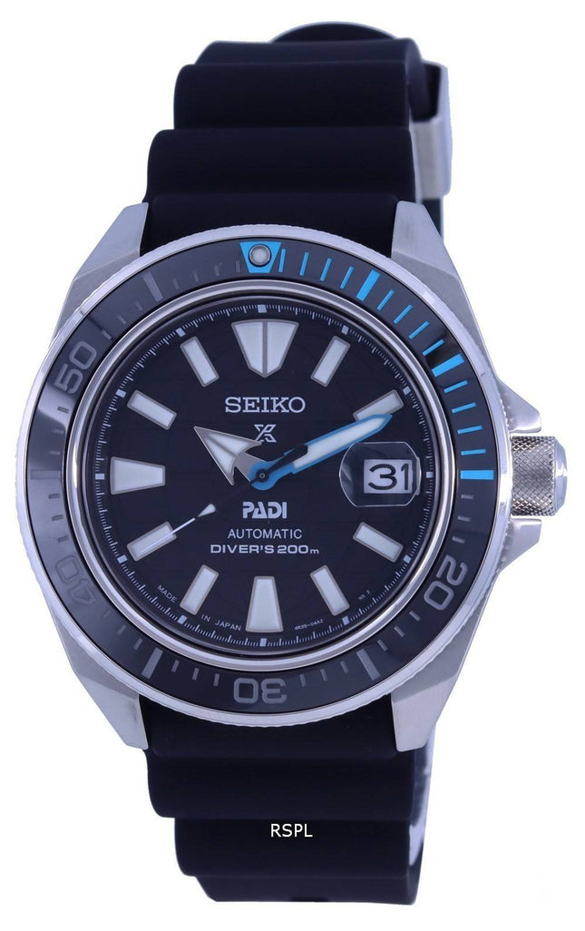 Seiko Prospex Padi King Samurai Special Edition Automatic Diver&#39,s SRPG21 SRPG21J1 SRPG21J 200M herreur