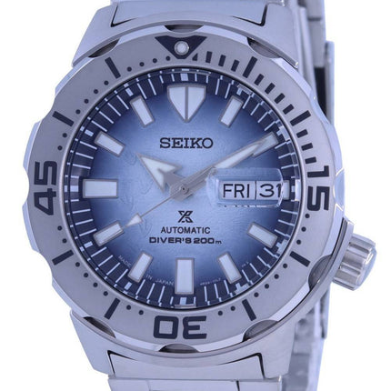 Seiko Prospex Save The Ocean Frost Monster Special Edition Automatic Diver&#39,s SRPG57 SRPG57J1 SRPG57J 200M herreur