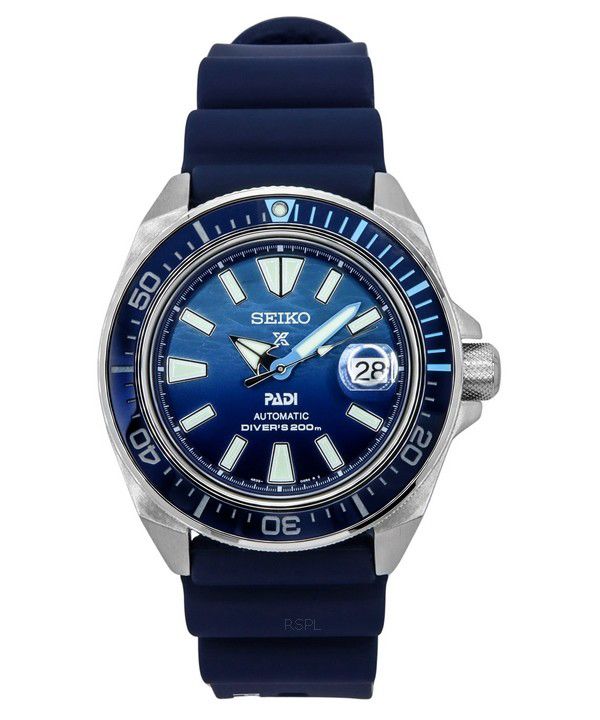 Seiko Prospex Samurai PADI Special Edition Blue Dial Automatic Diver&#39,s SRPJ93K1 200M herreur