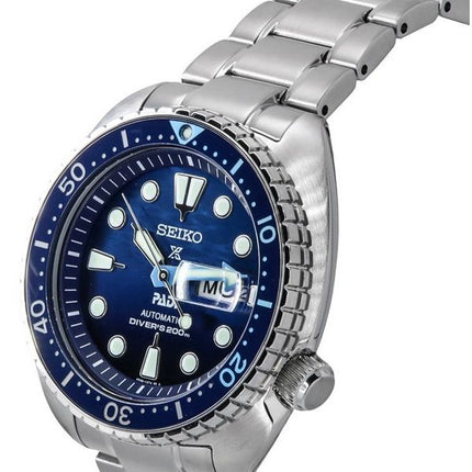 Seiko Prospex The Great Blue Turtle PADI Special Edition Blue Dial Automatic Diver&#39,s SRPK01K1 200M herreur