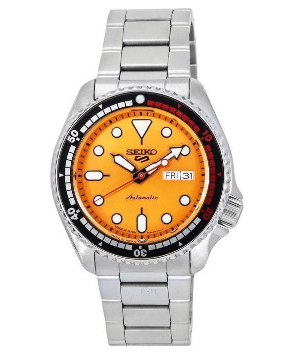 Seiko 5 Sports SKX 55th Anniversary Limited Edition Orange Urskive 24 Juveler Automatisk SRPK07J1 100M herreur