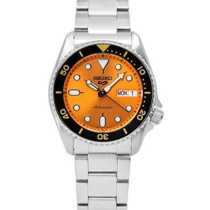 Seiko 5 Sports SKX Style Midi Orange Urskive Automatisk SRPK35K1 100M herreur