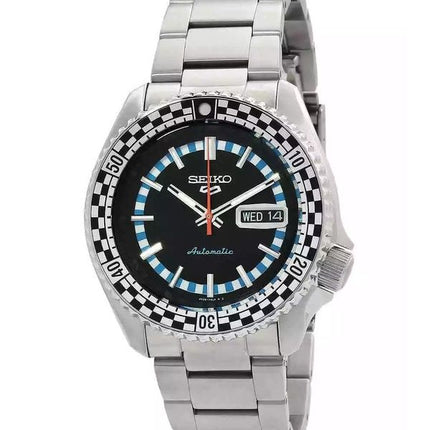 Seiko 5 Sports SKX Series Checker Flag Special Edition sort og hvid skive automatisk SRPK67K1 100M herreur