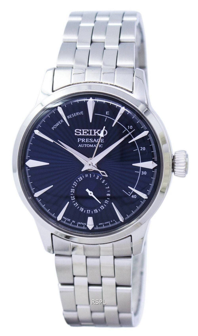 Seiko varsle Cocktail "Blue Moon" magt Reserve Japan gjort SSA347 SSA347J1 SSA347J Herreur