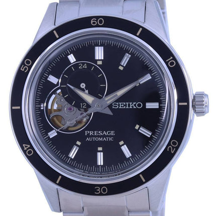 Seiko Presage Style 60&#39,er Open Heart Black Dial Automatisk SSA425 SSA425J1 SSA425J herreur