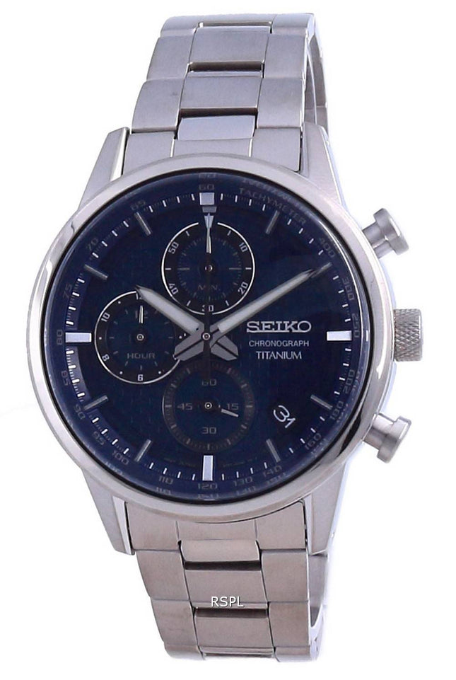 Seiko Discover More Titanium Chronograph Quartz SSB387 SSB387P1 SSB387P 100M Herreur