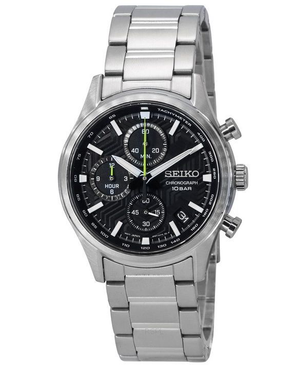 Seiko Conceptual Chronograph Black Dial Quartz SSB419P1 100M herreur