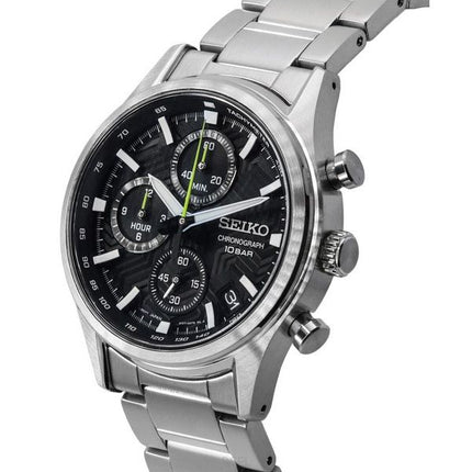 Seiko Conceptual Chronograph Black Dial Quartz SSB419P1 100M herreur