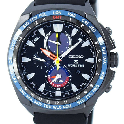 Seiko Prospex verden tid Solar Chronograph SSC551 SSC551P1 SSC551P Herreur