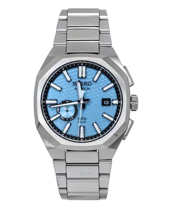 Seiko Astron Starfull Sky GPS Limited Edition rustfrit stål Blue Dial Solar SSJ027J1 100M herreur