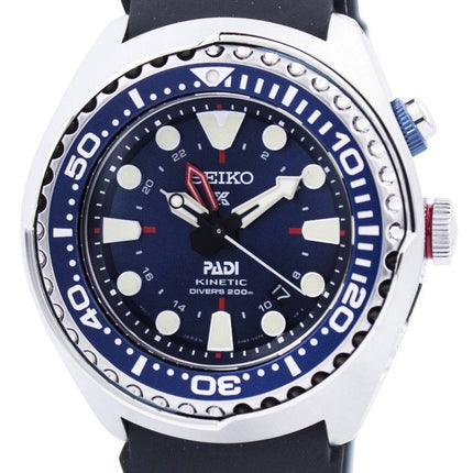 Seiko Prospex Kinetic GMT dykkerens "PADI" Edition SUN065P SUN065P1 SUN065P Herreur