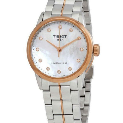 Tissot Luxury Lady Powermatic 80 Diamond Accents Automatic T086.207.22.116.00 T0862072211600 Dameur