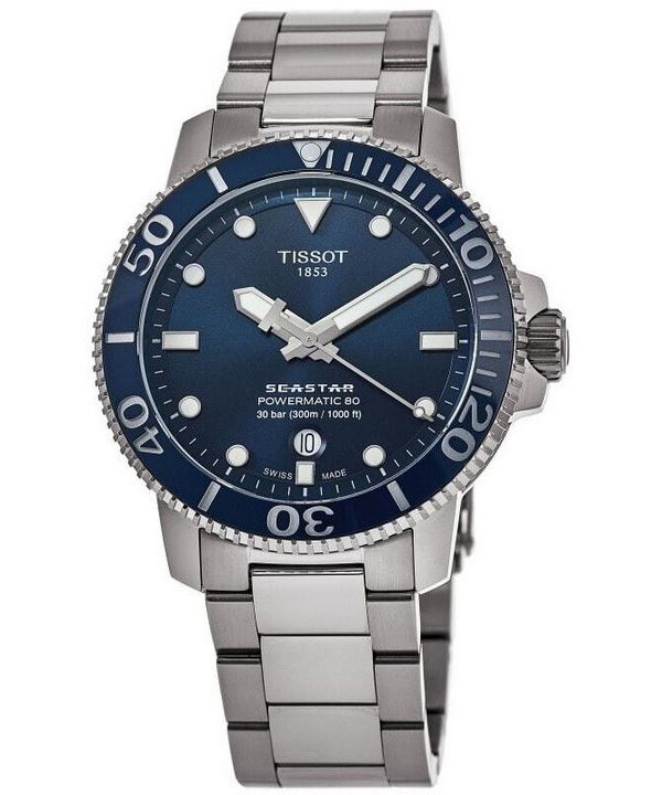 Tissot Seastar 1000 Professional Powermatic 80 Blue Dial Diver's T120.407.11.041.03 T1204071104103 300M herreur