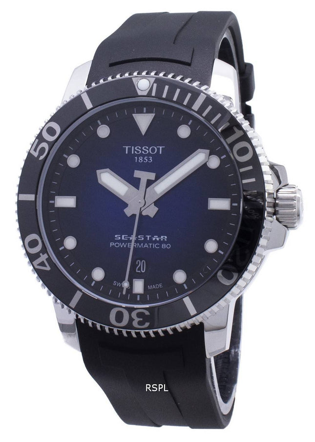 Tissot T-Sport Seastar 1000 T120.407.17.041.00 T1204071704100 Powermatic 80 Automatisk 300M Herreur