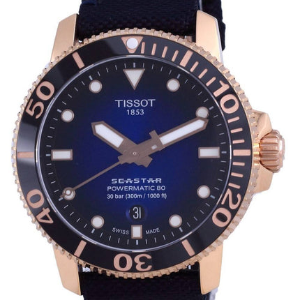 Tissot T-Sport Seaster 1000 Powermatic 80 Diver&#39,s Automatic T120.407.37.041.00 T1204073704100 300M Herreur