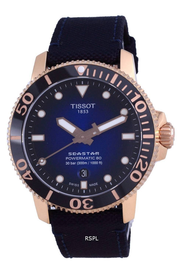 Tissot T-Sport Seaster 1000 Powermatic 80 Diver&#39,s Automatic T120.407.37.041.00 T1204073704100 300M Herreur