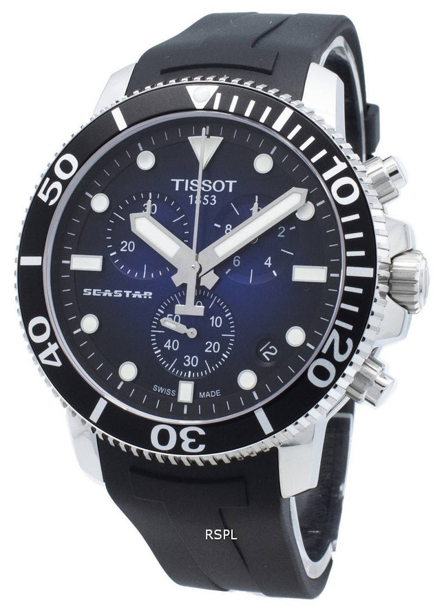 Tissot Seastar 1000 T120.417.17.041.00 T1204171704100 Chronograph 4 Juveler Quartz 300M Herreur