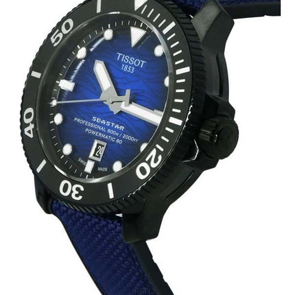 Tissot T-Sport Seastar 2000 Professional Powermatic 80 Diver&#39,s T120.607.37.041.00 T1206073704100 600M herreur