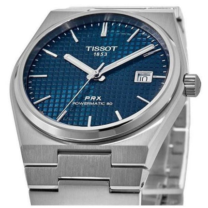 Tissot PRX T-Classic Powermatic 80 Blue Dial Automatisk T137.207.11.041.00 100M unisex ur