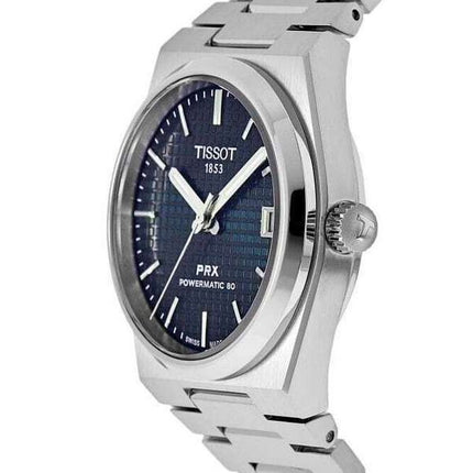 Tissot PRX T-Classic Powermatic 80 Blue Dial Automatisk T137.207.11.041.00 100M unisex ur