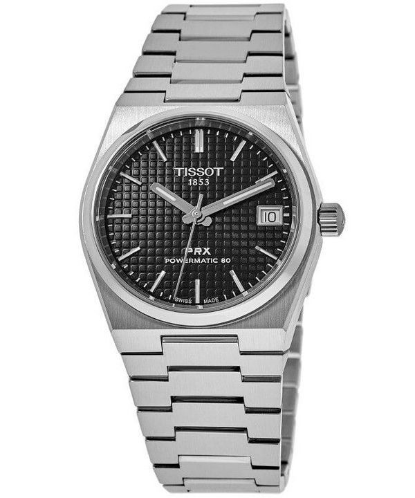 Tissot PRX T-Classic Powermatic 80 sort skive automatisk T137.207.11.051.00 100M unisex ur