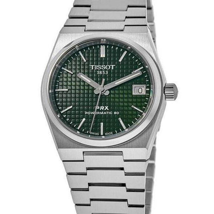 Tissot PRX T-Classic Powermatic 80 grøn urskive automatisk T137.207.11.091.00 100M unisex ur