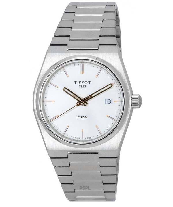 Tissot PRX T-Classic rustfrit stål sølvskive Quartz T137.210.11.031.00 T1372101103100 100M unisex ur