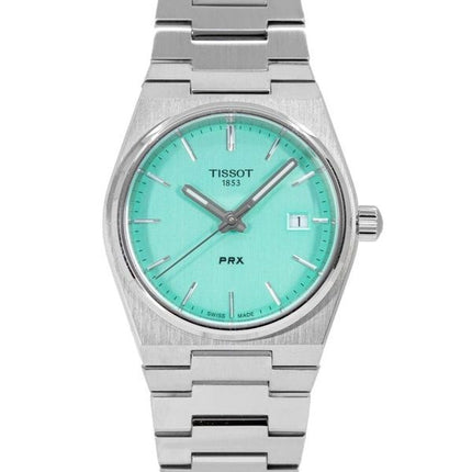 Tissot T-Classic PRX rustfrit stål Lysegrøn skive Quartz T137.210.11.091.00 100M dameur