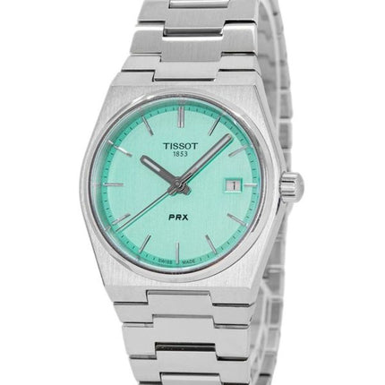 Tissot T-Classic PRX rustfrit stål Lysegrøn skive Quartz T137.210.11.091.00 100M dameur